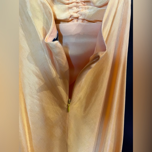 Zara Yellow Dress, size small, spaghetti strap, above ankle length - Picture 6 of 7